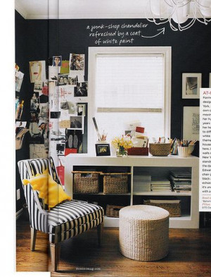 Ashley Edwards office - Domino Magazine