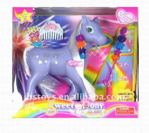 plastic cartoon horse toys,lovely horse toys set TE11090123 $1.115~$1 ...