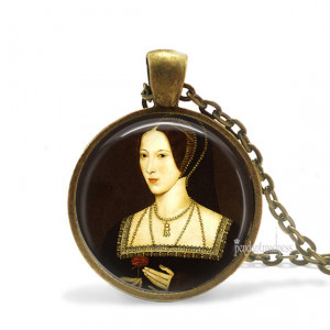 Anne Boleyn Necklace - Tudor Necklace - Queen of England - King Henry ...