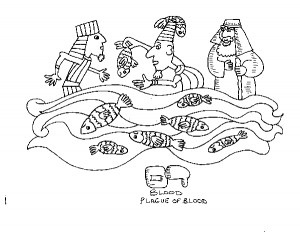 moses and the 10 plagues coloring pages
