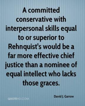 David J. Garrow - A committed conservative with interpersonal skills ...