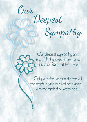 Search Results for: Our Deepest Sympathy