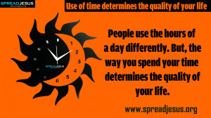 QUOTES HD-WALLPAPERS FREE DOWNLOAD-Use of time determines the quality ...