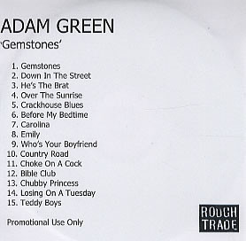 Adam Green Gemstones UK CD-R(ECORDABLE) CD-R ACETATE
