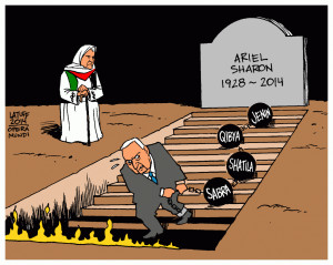 Ariel Sharon: The Butcher of Sabra and Shatila Dies
