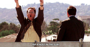134 notes #dwight schrute #Michael Scott #The office #rip a hole in ...
