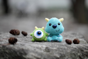 Baby Mike and Sulley from Monsters Inc