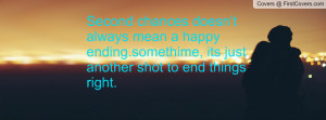 Happy Quotes Of Second Chances