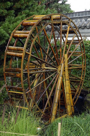 Bamboo Inspiration, Bamboo Water, Water Wheels, Waterwheels, Water ...
