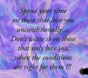 Love...unconditional!