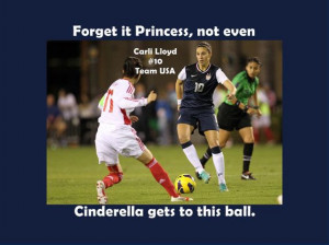 Girls Soccer Poster Carli Lloyd Quote Black by ArleyArtEmporium, $11 ...