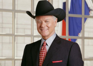 Larry Hagman reprised his original role as J.R. Ewing in 
