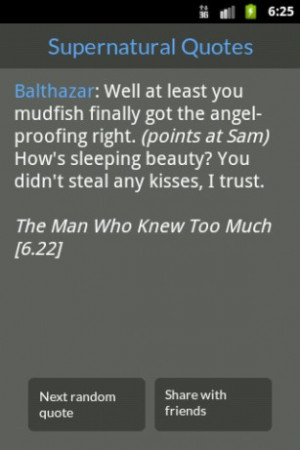 Supernatural TV Show Quotes