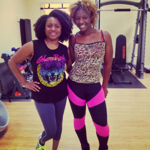 Black Women Working Out Other black women putting
