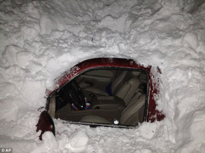 Family in SUV buried in snow for 48 hours