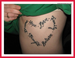 quotes about family tattoo ideas