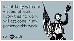 In solidarity with our elected officials, I vow that no work will get ...