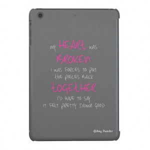 Love Quotes Grey/pink/white ipad mini cases