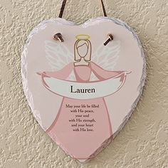 Angel Blessings Personalized Plaque possible quote: To my very special ...