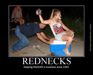 Rednecks just love Nascar