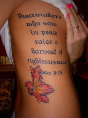 Elegant Bible Verse Tattoos Design: Best Bible Verses Tattoos Design ...