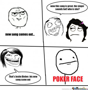 poker face meme