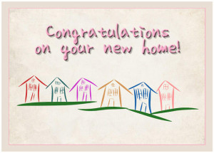 on your new home card congratulations new born baby boy