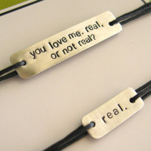 or not real peeta katniss bracelets leather plate love quotes love ...