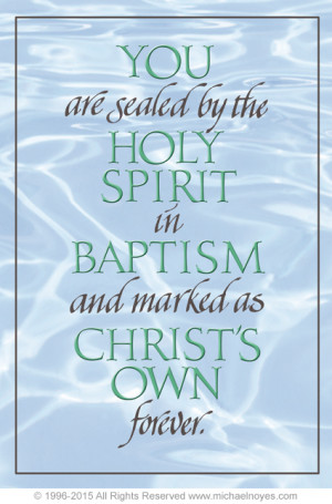 Baptism, From the Book of Common Prayer, Calligraphy Art Plaques ...