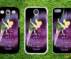 Disney Tinkerbell Quote case for iPhone by maknyuuss on Etsy