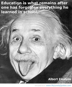 education Einstein quotes