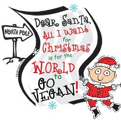 vegan_christmas_wish_greeting_card.jpg?height=250&width=250 ...