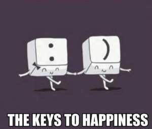 courttio, cute, funny, happiness, key, keyboard, lol, meme, smile ...