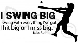 Famous Baseball Quotes Babe Ruth Baseball quote... famous