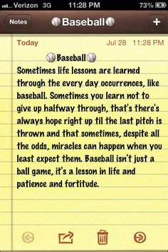 baseball quote more i m quotes brane direction today random things day ...