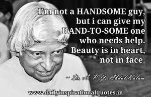 ... Who Needs Help.Beauty Is In Heart,Not In Face ~ Inspirational Quote