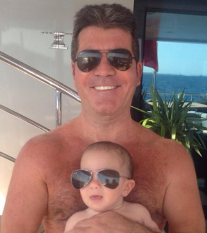 Simon Cowell’s son looks a lot like his daddy
