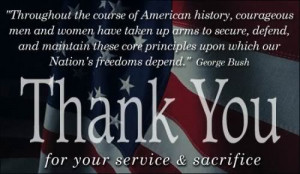 Veterans day thank you quotes 2014