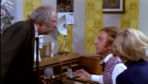 Willie Wonka and the Chocolate factory - Grandpa Joe chastises Willie ...