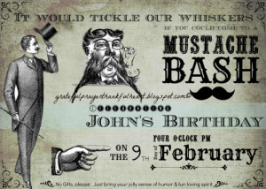 Mustache Bash Birthday Party w Lots of How-To's