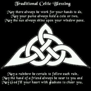 Traditional Celtic blessing