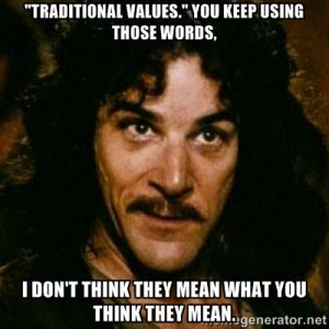 traditional values