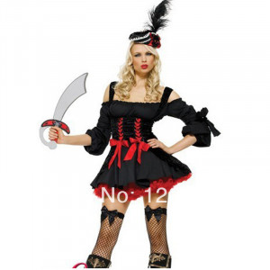 halloween piraat kostuum voor vrouwen vrouwelijke spel uniform kostuum