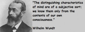 Wilhelm wundt famous quotes 5