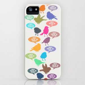 Birdsong_Gosh Quotes by Garima & Rachel iPhone Case