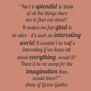 Anne of Green Gables-was absolutely obsessed with this series growing ...