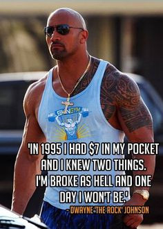 The Rock Motivational Quote on Bodybuilding Motivation More