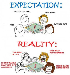 Expectation vs Reality Funny Image Quote