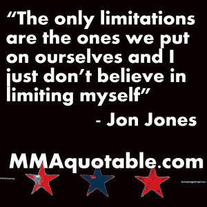 Jon Jones on no limits