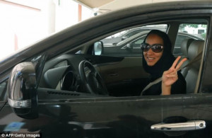 woman who tried to drive in defiance of a ban on women drivers in ...